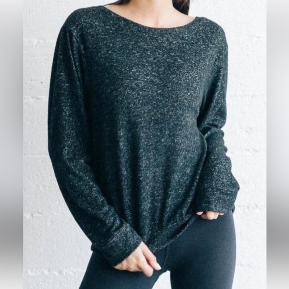Joah Brown Black Marbled Pullover Ladies Small/Medium - Picture 1 of 5